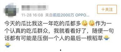 吃瓜群众评娱乐,吃瓜群众视角下的明星八卦解析